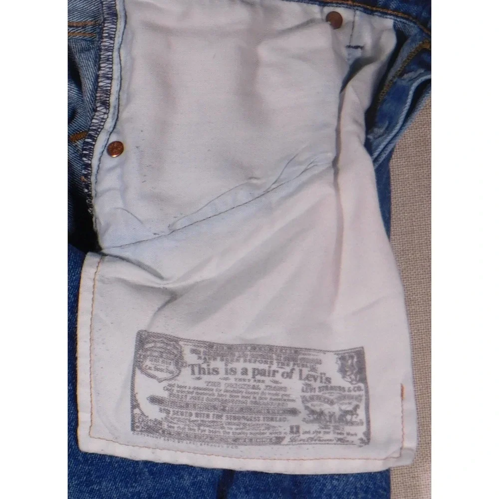 Levis 501 xx 40x30 Straight‎ Leg Button Fly 100% Cotton Made in Mexico
